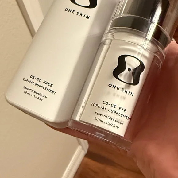 Oneskin Face topical supplement and Eye Topical Supplement Set - Picture 2 of 3